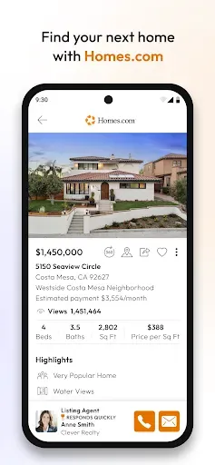 Скриншот 1 — Homes.com Real Estate & Rent