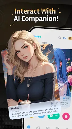 Скриншот 2 — Honey & Roleplay AI Chatbot