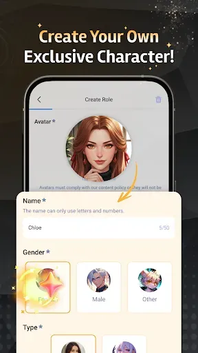Скриншот 4 — Honey & Roleplay AI Chatbot