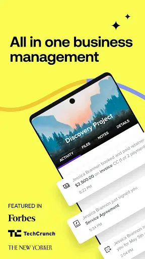 Скриншот 1 — HoneyBook - Small Business CRM