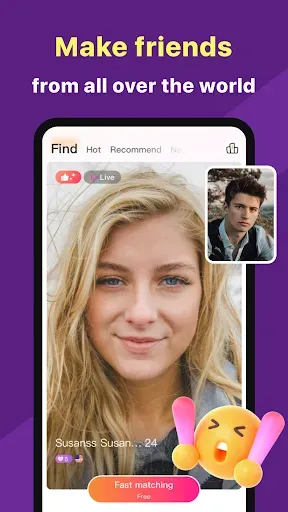 Скриншот 4 — Honeycam Pure-live video chat