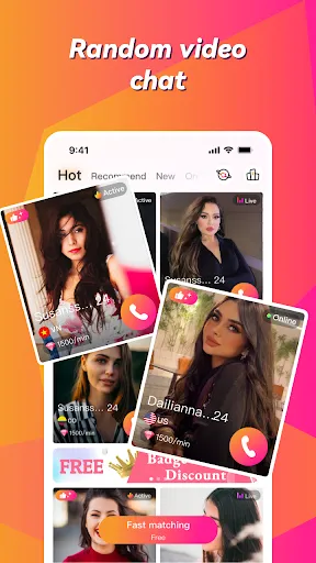 Скриншот 1 — Honeycam Chat-Live Video Chat