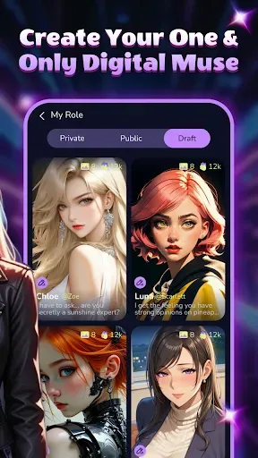 Скриншот 5 — HoneyChat: Your AI Friend