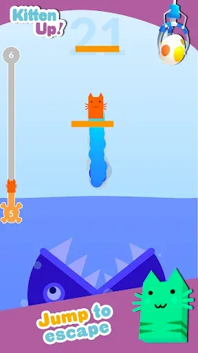Скриншот 3 — Kitten Up! Jump & Claw Games