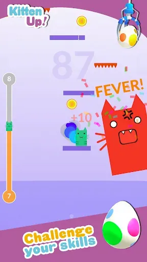 Скриншот 4 — Kitten Up! Jump & Claw Games