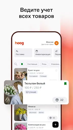 Скриншот 2 — Hoog - система учета
