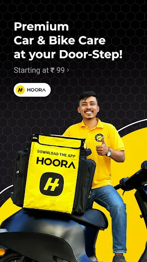 Скриншот 1 — Hoora: Car Wash & Bike Care