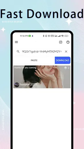 Скриншот 1 — InstSaver: Сохранение историй