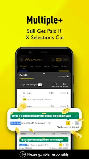 Скриншот 8 — MSport -Sports Betting & Games