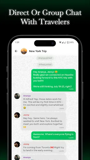 Скриншот 5 — Hopsiko: Solo Travel Buddies