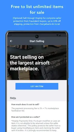 Скриншот 3 — HopUp - Airsoft Marketplace