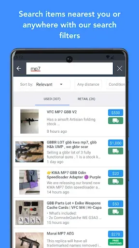 Скриншот 4 — HopUp - Airsoft Marketplace