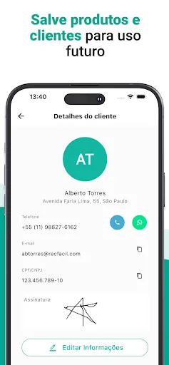 Скриншот 5 — Gerador de Orçamentos PDF