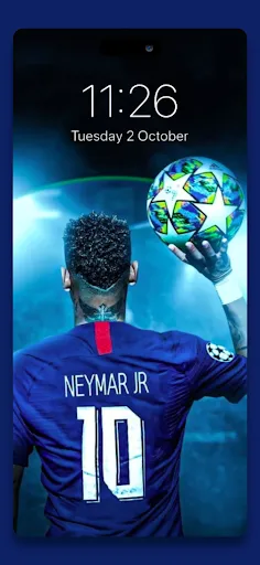 Скриншот 1 — Neymar Jr Wallpapers HD 4k