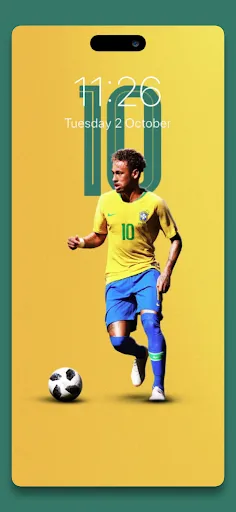 Скриншот 2 — Neymar Jr Wallpapers HD 4k