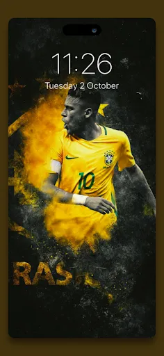 Скриншот 4 — Neymar Jr Wallpapers HD 4k