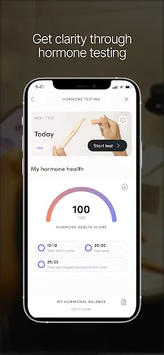 Скриншот 3 — Hormona: Period & Hormones