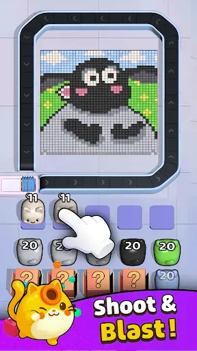 Скриншот 1 — Cat Blast Blocks