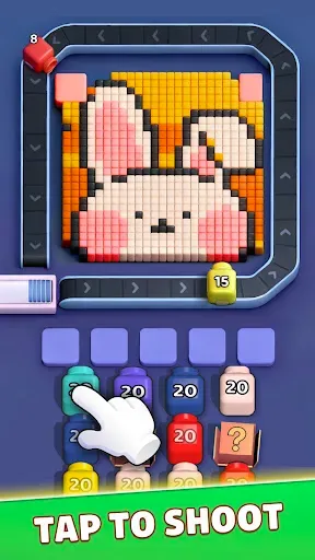 Скриншот 1 — Flow Color: Pixel Puzzle