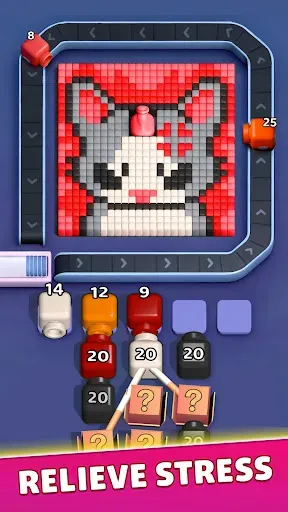Скриншот 2 — Flow Color: Pixel Puzzle