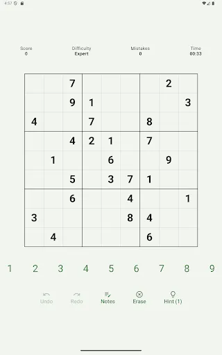 Скриншот 5 — Paper Sudoku - Classic Sudoku