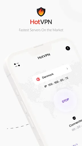 Скриншот 1 — HotVPN - Fast, Safe VPN