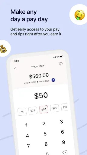 Скриншот 2 — Fuego: On-Demand Pay