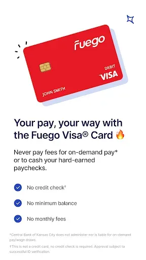 Скриншот 3 — Fuego: On-Demand Pay