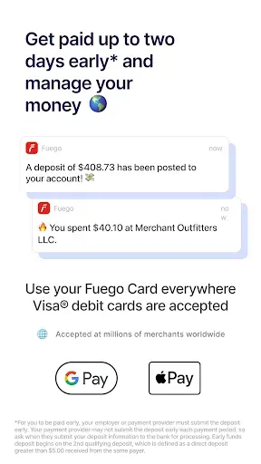 Скриншот 4 — Fuego: On-Demand Pay