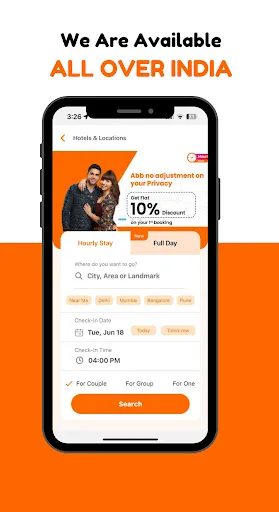 Скриншот 6 — Hourly Rooms Hotel Booking App