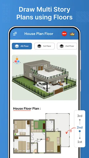 Скриншот 4 — House Design 3D Floor Plan App