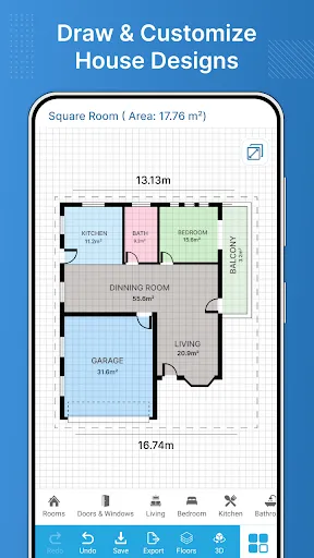 Скриншот 5 — House Design 3D Floor Plan App
