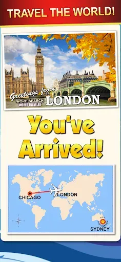 Скриншот 3 — Word Search World Traveler
