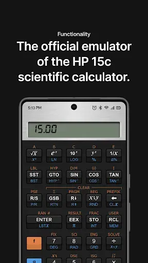 Скриншот 1 — HP 15c Scientific Calculator