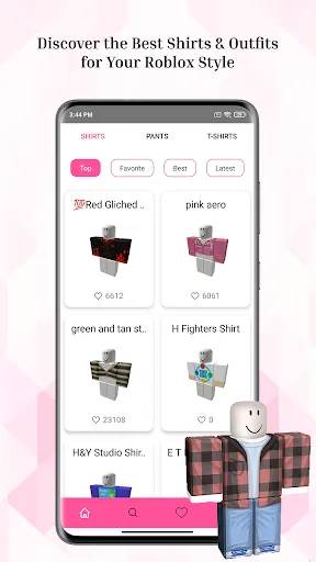 Скриншот 1 — Clothes Skin Tool For Roblox