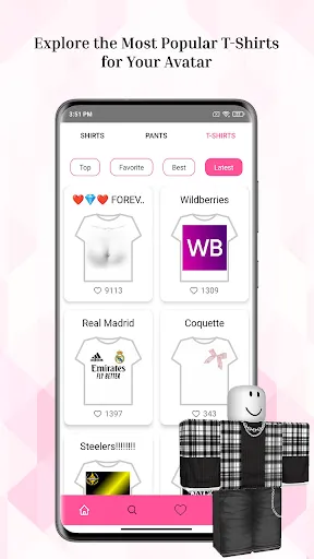 Скриншот 3 — Clothes Skin Tool For Roblox