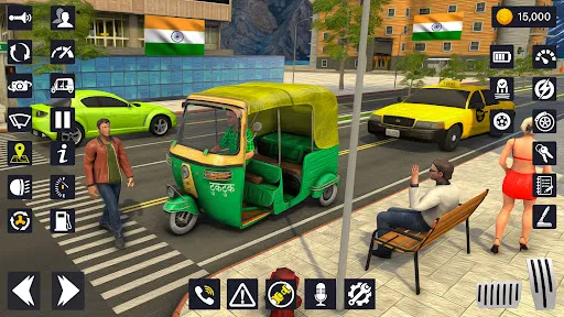Скриншот 4 — TukTuk Rickshaw Wala Auto Game