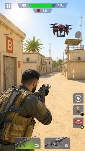 Скриншот 2 — Combat Ops: Gun Shooting Games