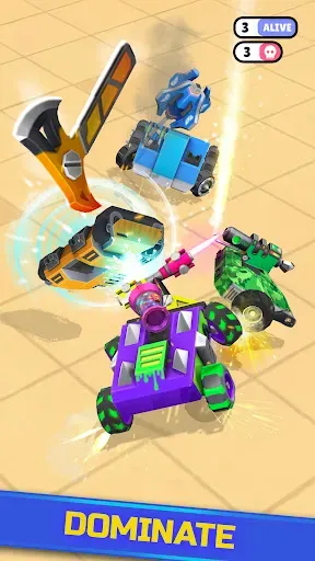 Скриншот 1 — Pocket Bots: Battle Robots