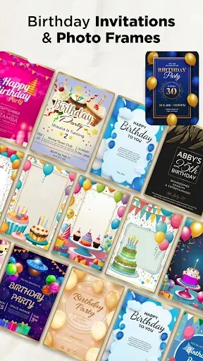 Скриншот 1 — Birthday Invitation Card Maker