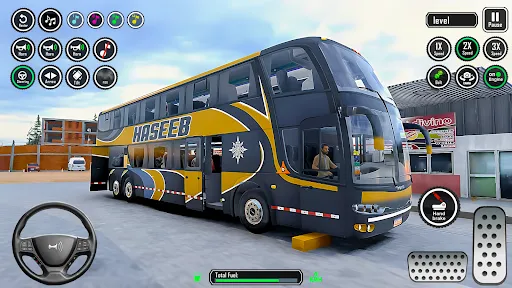 Скриншот 1 — Open World City Bus Driving 3d