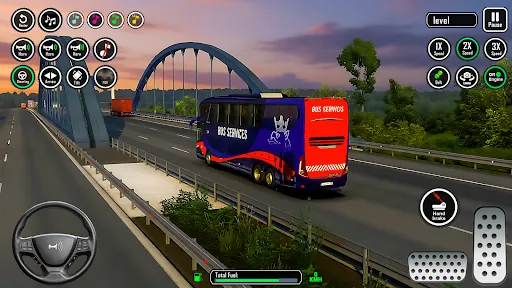 Скриншот 2 — Open World City Bus Driving 3d