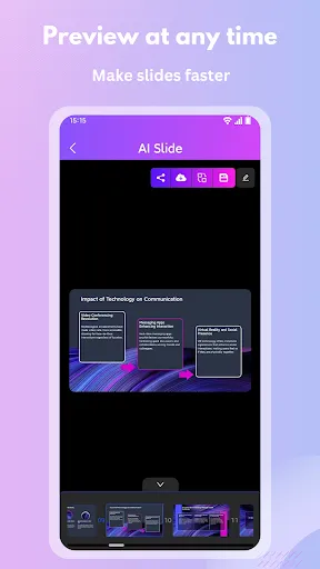 Скриншот 3 — Smallppt: AI Slides