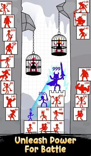 Скриншот 2 — Stick Hero: Tower Defense