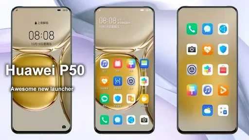 Скриншот 3 — Huawei P50 Launcher and Themes