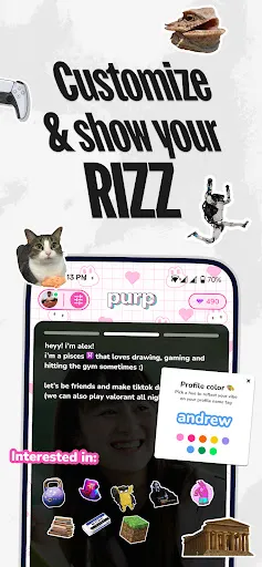 Скриншот 3 — purp - Make new friends