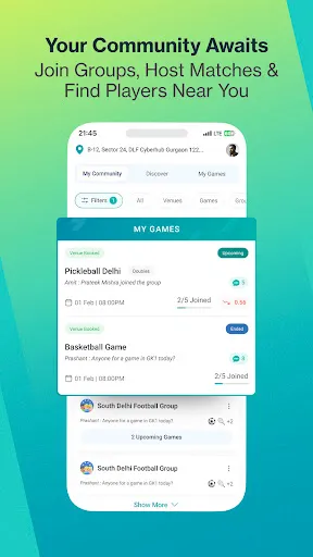 Скриншот 3 — Hudle: Find Sports Activities
