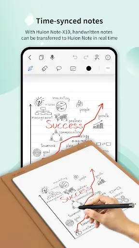 Скриншот 1 — Huion Note: ведение заметок