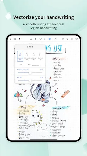 Скриншот 8 — Huion Note: ведение заметок