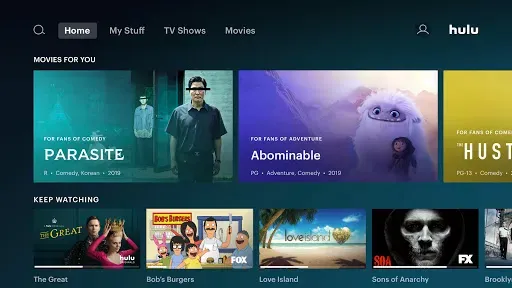 Скриншот 5 — Hulu for Android TV